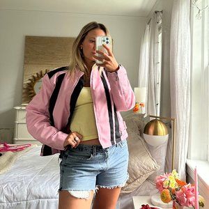 pink harley motorcycle jacket